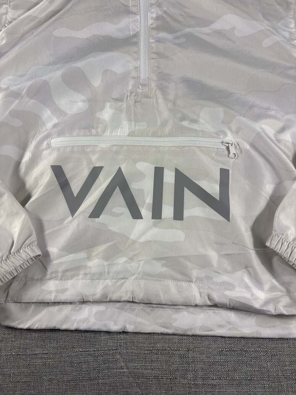 I Prevail True Power VAIN White Camo Anorak Windbreaker Crop Jacket - Picture 2 of 5